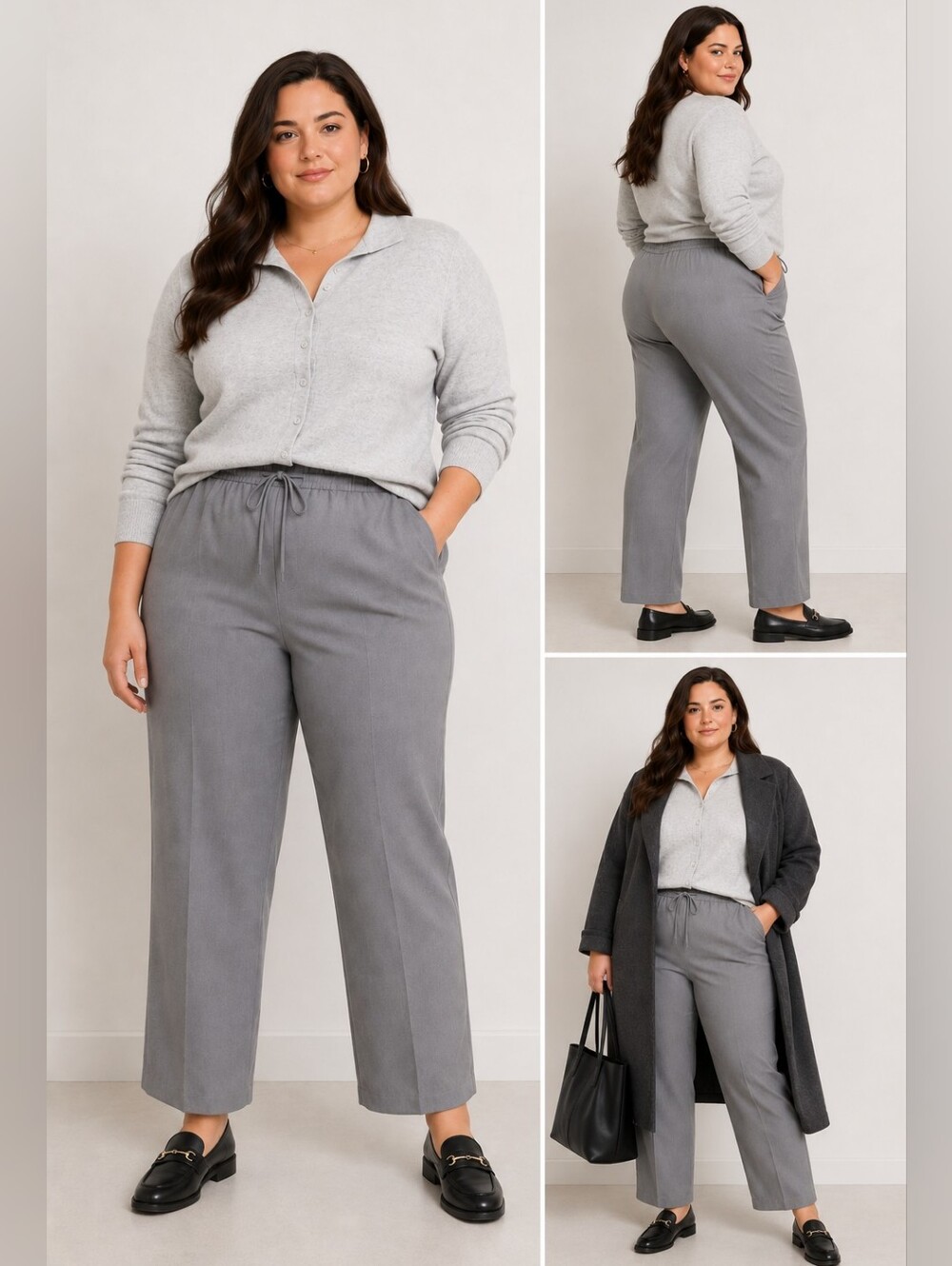 Old Navy High-Waisted Billie Straight Ankle Trouser - Gray XXL Is A Tall